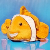 หมวกสัตว์-64 หมวกสัตว์แฟนซี หมวกปลาสีส้ม